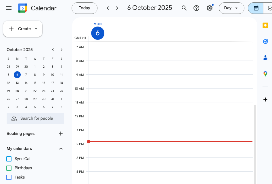 Login to Google Calendar to begin syncing Airbnb bookings